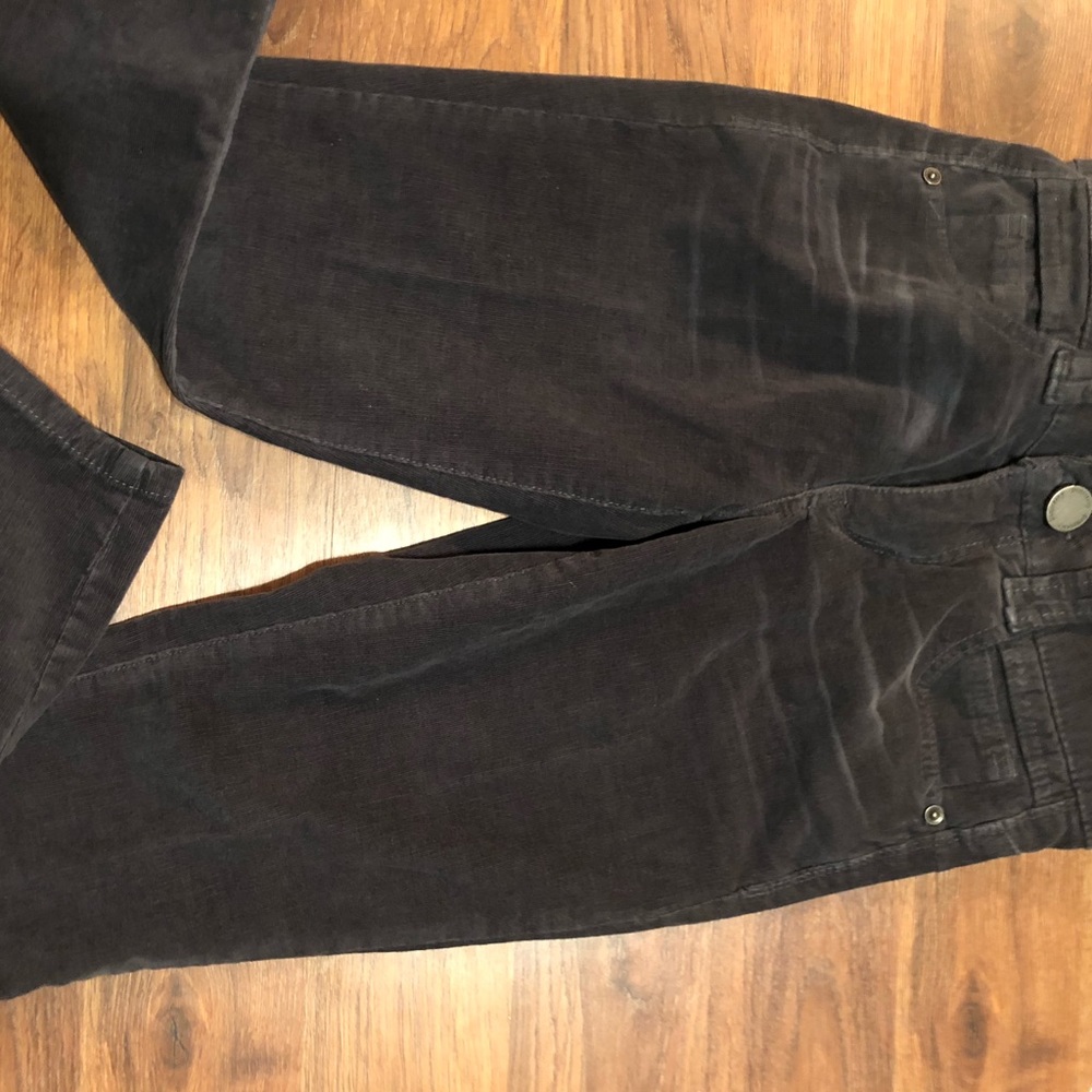 Democracy gray velveteen skinny jeans